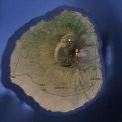 Pico do Fogo volcano on the Cape Verdean island of Fogo