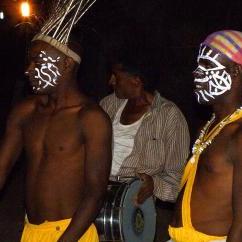 Siddi Folk Dancers, at Devaliya Naka, Sasan Gir, Gujarat